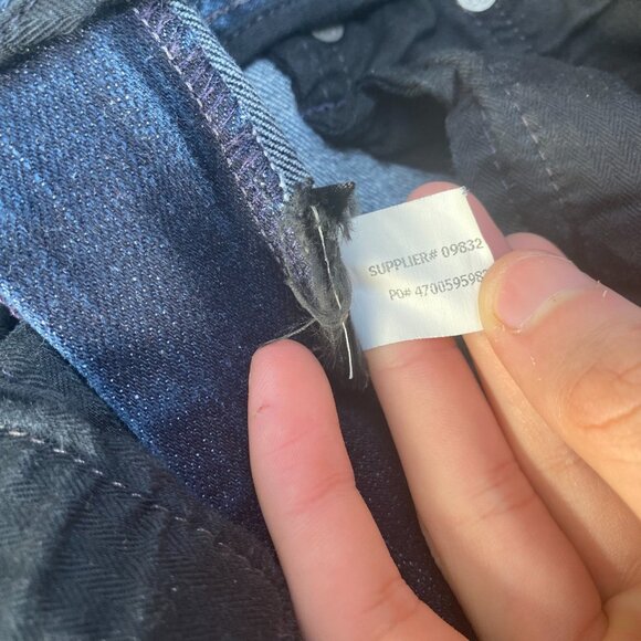 Ralph Lauren Jeans Mens measurements 34X27 Blue Denim Straight Leg Dark Wash - Picture 9 of 9